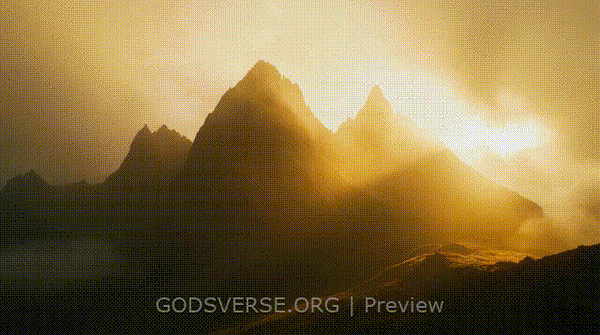 Blank motion background mountain majesty