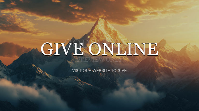 Give Online worship background mountain majesty