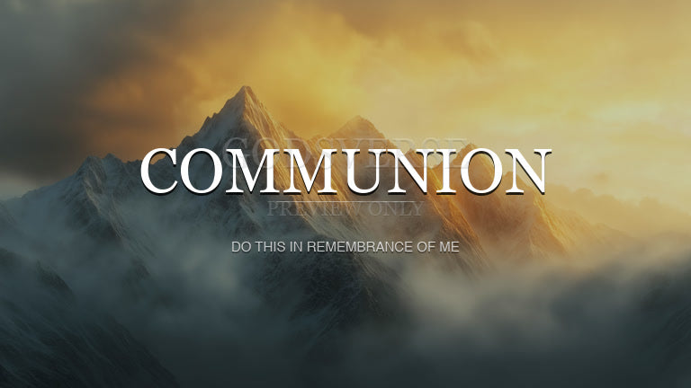 Communion worship background mountain majesty