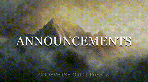 Announcements motion background mountain majesty