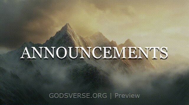Announcements motion background mountain majesty