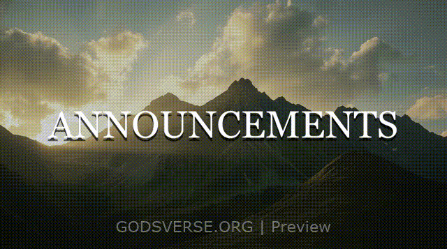 Announcements motion background mountain majesty