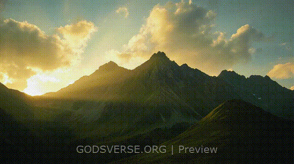 Blank motion background mountain majesty