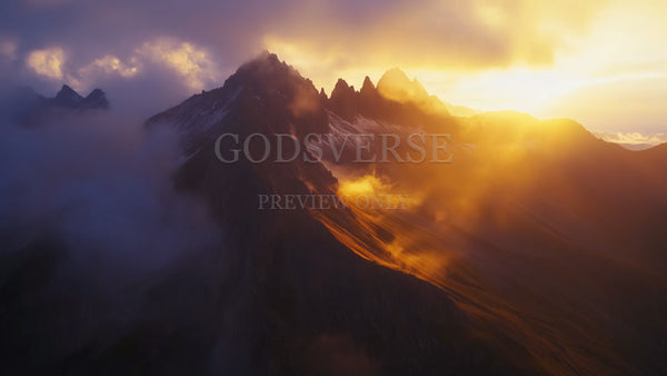 Blank worship background mountain majesty