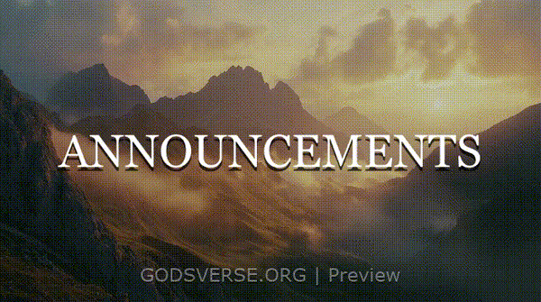 Announcements motion background mountain majesty