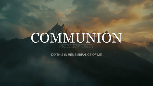 Communion worship background mountain majesty