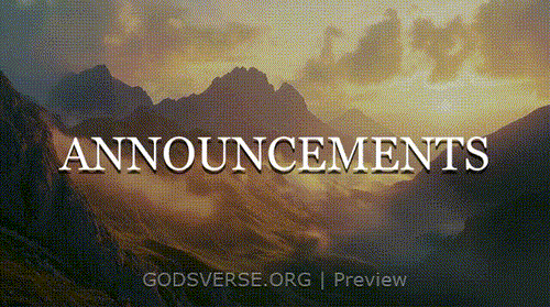 Announcements motion background mountain majesty