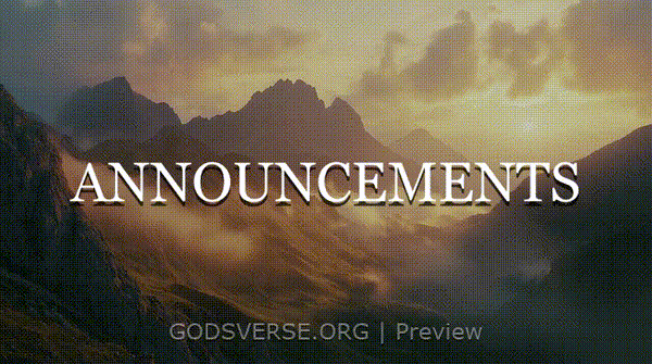 Announcements motion background mountain majesty