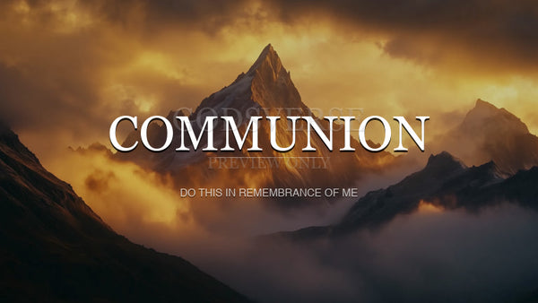 Communion worship background mountain majesty