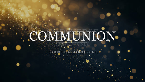Communion worship background particle worship