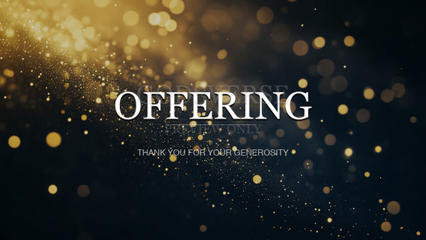 Offering worship background particle worship