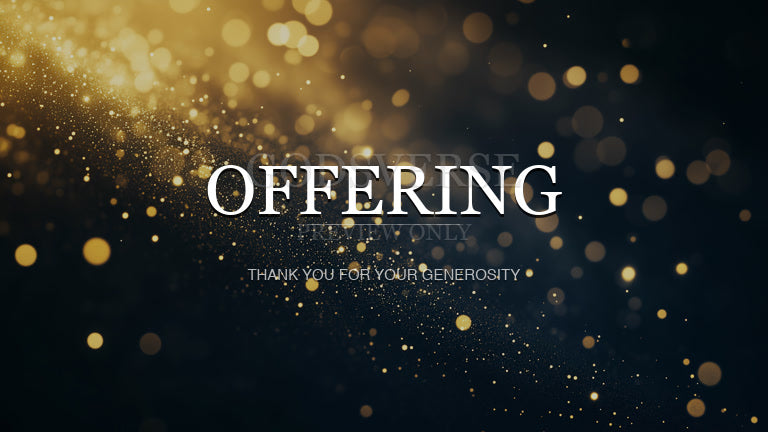 Offering worship background particle worship