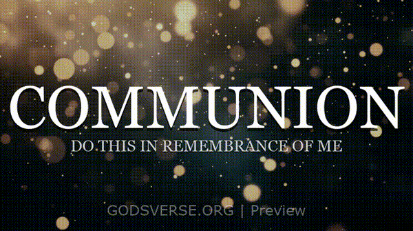 Communion motion background particle worship