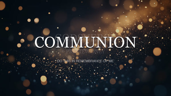 Communion worship background particle worship