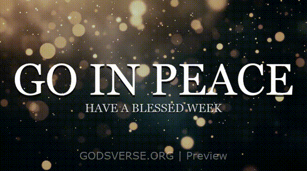 Go In Peace motion background particle worship