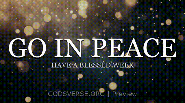 Go In Peace motion background particle worship