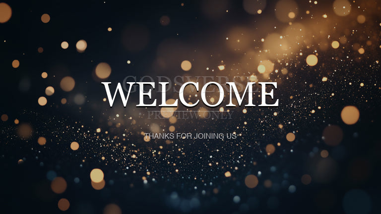 Welcome worship background particle worship