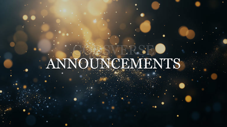 Announcements worship background particle worship