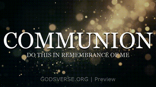 Communion motion background particle worship