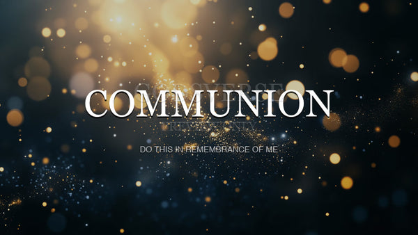 Communion worship background particle worship