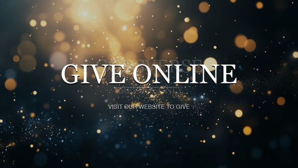 Give Online worship background particle worship