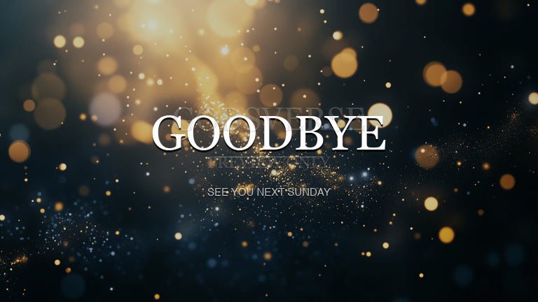Goodbye worship background particle worship