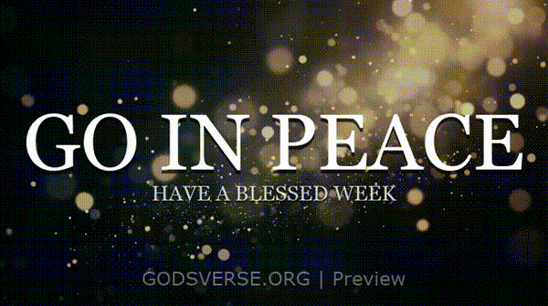 Go In Peace motion background particle worship