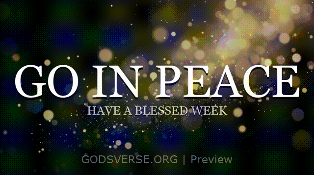 Go In Peace motion background particle worship