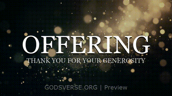 Offering motion background particle worship