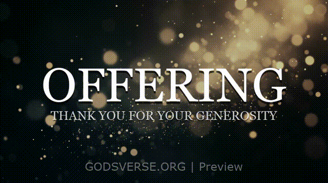 Offering motion background particle worship