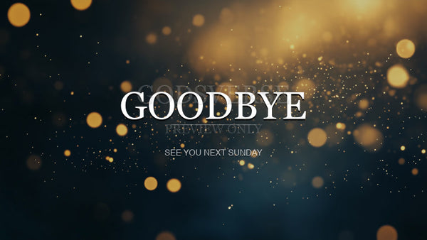 Goodbye worship background particle worship