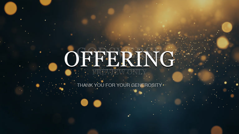 Offering worship background particle worship