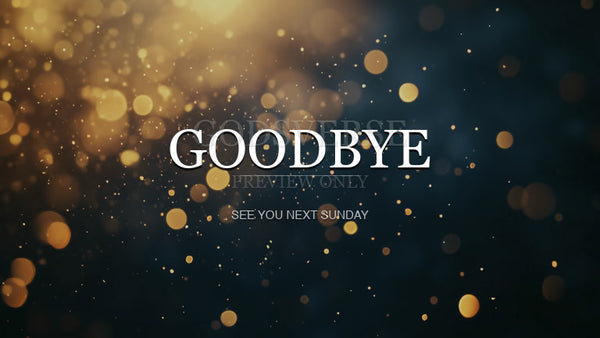 Goodbye worship background particle worship