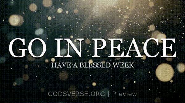 Go In Peace motion background particle worship