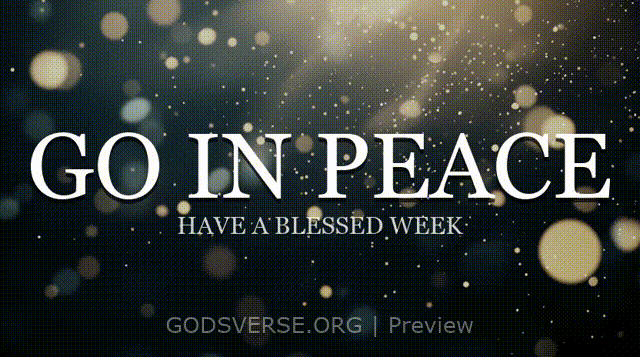 Go In Peace motion background particle worship