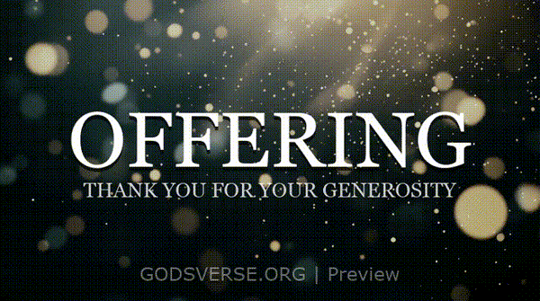 Offering motion background particle worship