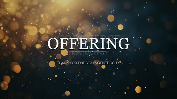 Offering worship background particle worship
