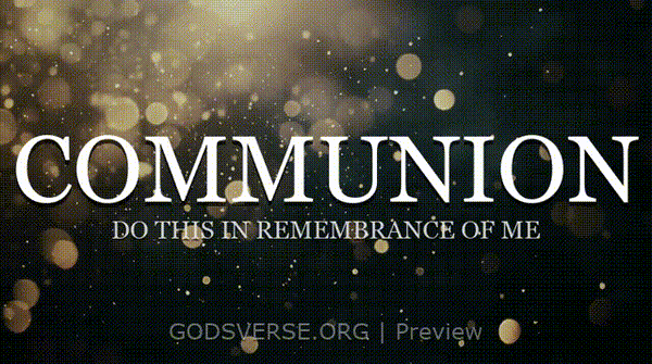 Communion motion background particle worship