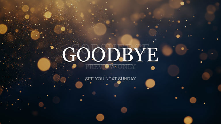 Goodbye worship background particle worship