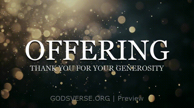 Offering motion background particle worship