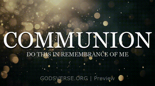 Communion motion background particle worship