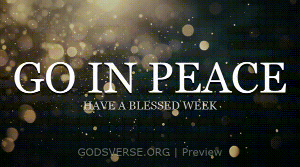 Go In Peace motion background particle worship