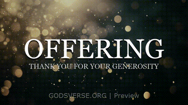 Offering motion background particle worship