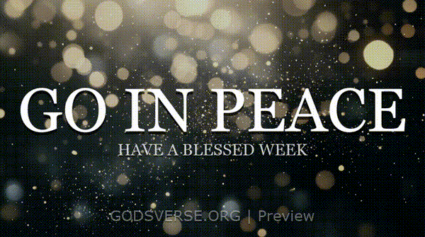 Go In Peace motion background particle worship