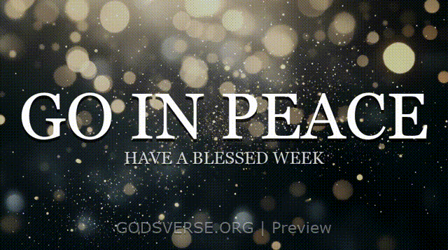 Go In Peace motion background particle worship