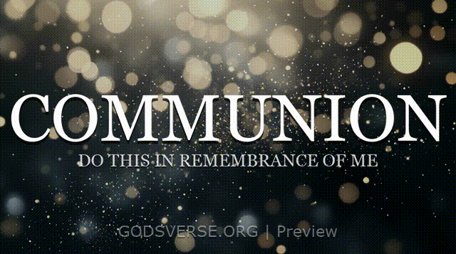 Communion motion background particle worship
