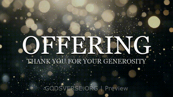 Offering motion background particle worship