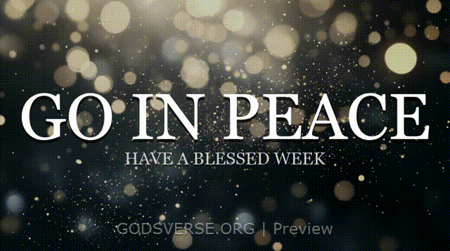 Go In Peace motion background particle worship