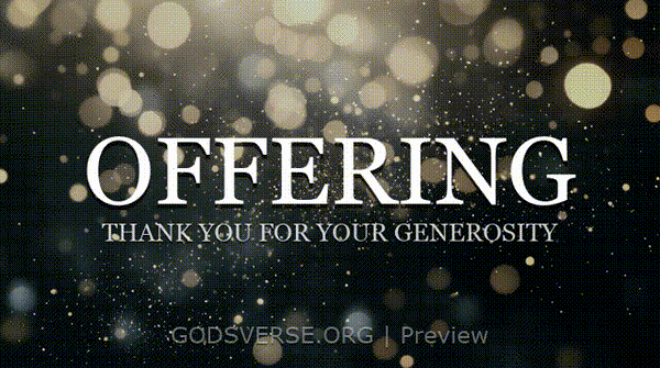 Offering motion background particle worship