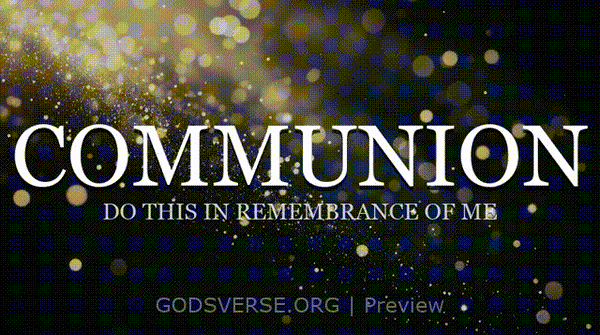 Communion motion background particle worship